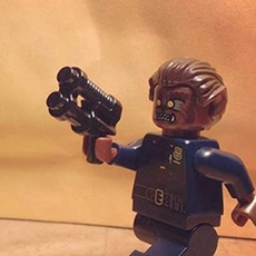 Lego Wolfcop vs. the Joker by @mrweybright via Instagram