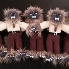 A whole pack of Wolfdolls by Jessica Jeffery @trikucian