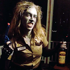 Lauren T Marie as a Lady WolfCop